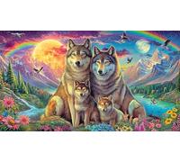 jungle-animals Puzzle Impossible 1000Pcs Decorazione per la casa. Rilassamento e Intelletto per adulti e ragazzi da 14 anni 38x26cm/1000pcs