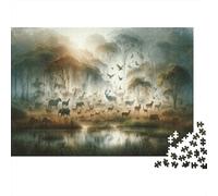 Jungle Animals Puzzles Per Adulti E Adolescenti Gioco Di Apprendimento, Sfida, Giocattolo Jeu D'apprentissage, Défi, Jouet Forest Puzzle in Legno Creativi Decorazione Per L'abitazione 1