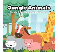Jungle Animals: Simple & Cute Animal Coloring Book