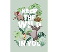 Jungle Book Keep the Wild - Poster da parete, 50 x 70 cm, motivo: comar, stampa artistica (senza cornice), Disney