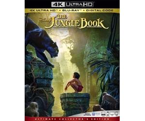 JUNGLE BOOK, THE (4K UHD Blu-ray) Bill Murray Ben Kingsley Idris Elba