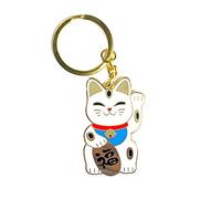 Jungle Empire Portachiavi Portafortuna - Luck to Go | Gatto Fortunato | Portachiavi Auto | Maneki Neko | Buona fortuna