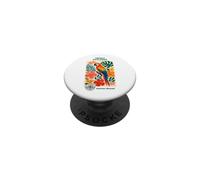 Jungle Explorer Scarlet Ara Tropicale Avventura Bambini PopSockets PopGrip Adesivo