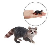 Jungle Forest Animal Raccoon Figurine Modello in Miniatura Giocattoli per