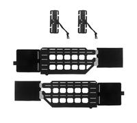 Jungle Leopard Cintura da Combattimento Compatibile con Molle con Supporto for la Vita, Serie K, for Caccia e Softair(Blk)