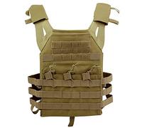 Jungle Leopard Gilet tattico JPC Molle Plate Carrier Vest Airsoft Paintball CS Game Hunting(TV001-Tan)