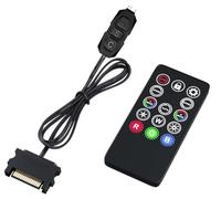Jungle Leopard Mini ARGB PC Fans Controller Kit for ARGB Case Fans, PC ARGB LED Strip，14 Key Remote Control Switch Colors ARGB Fan Controller