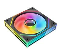 Jungle Leopard PRISM 6MAX 120mm RGB PC Fan with PWM Control and ARGB effect,Design of three rectangular infinite mirrors on the side (1, BK, Forward)