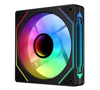 Jungle Leopard Prism4 Infinite Mirror Series ARGB PWM Computer PC Fan 120mm (Black, Prism4PRO)