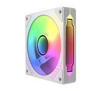 Jungle Leopard Prism4 Infinite Mirror Series ARGB PWM Computer PC Fan 120mm (White, Prism4)