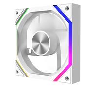 Jungle Leopard PrismXH 120MM ARGB PWM Computer Case PC Fan (White, Reverse Flow)