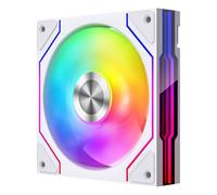 Jungle Leopard Star Trail Series A-RGB Fan 120 mm[Infinity Mirror] [HDB][1850RPM ± 10% RPM]50,000 Hours Life (White, Reverse Flow)