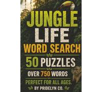 Jungle Life Word Search Puzzle Book: Word Searches with Easy to Read Print, Finding all the hidden Jungle Life | 6x9 inches, 100 pages | Gift for Vacations, Holidays and Free Times
