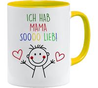 Jungle Mug Ich hab Mama sooo lieb | dolce tazza per bambini con frase | regalo per compleanno o festa della mamma