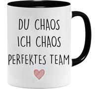 Jungle Mug | regali per le donne | du caos ich caos perfetto squadra tazza per la migliore amica sorella o collega