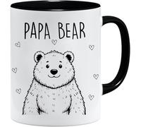 Jungle Mug - regalo papà orso divertente per Natale, compleanno o Festa - tazza simpatica uomo in ceramica con scritta “Papa Bear”