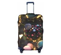 Jungle Of Love, copertura per bagagli, lavabile, resistente ai graffi, per bagagli da 45,7 a 81,7 cm, Bianco, X-Large