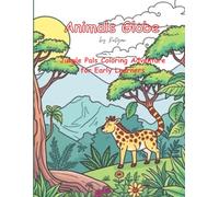 Jungle Pals Coloring Adventure for Early Learners: Large, friendly animal illustrations with bold outlines-perfect for ages 3-6 to color, learn colors, and recognize animals