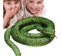 Jungle Plush Reptile - Realistic Snake Giocattolo, Morbido Cuscino Boa | Grande Animale Da, Grande Snapente Di Lussureggiante Di Halloween Per Arredamento Per Divano A Letto, Camere Per Bambin