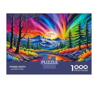Jungle Puzzle Per Adulti E Bambini, 1000 Pezzi Mountain Sunset Giocattolo Di Sfida Fantastica Giochi Educativi Decorazioni Per La Casa Per Adolescenti Appassionati Di Puzzle 52x38cm/1000pcs