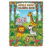 JUNGLE SAFARI COLORING BOOK FOR KIDS