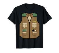 Jungle Safari Costume Explorer Compleanno Bambini Natale Ragazzi Maglietta