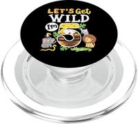 Jungle Safari Let's Get Wild 5th Birthday Zoo 5 Anni Kid PopSockets PopGrip per MagSafe