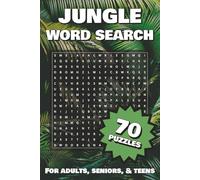 Jungle Word Search Puzzle Book: Word Searches with Easy-to-Read Print about Rainforests, Animals, Plants, and More | 6x9 inches, 142 pages | 70 ... Lovers, Adventurers, or Relaxing Free Time