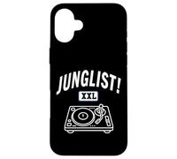 Junglist Music Drum And Bass Dance Rave Jungle DJ Giradischi Custodia per iPhone 16 Plus