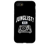 Junglist Music Drum And Bass Dance Rave Jungle DJ Giradischi Custodia per iPhone SE (2020) / 7/8