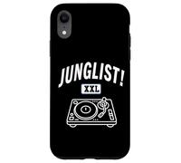Junglist Music Drum And Bass Dance Rave Jungle DJ Giradischi Custodia per iPhone XR