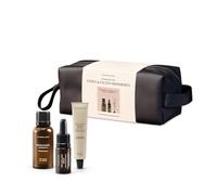 JUNGLÜCK Set per conoscere le linee e ridurre al minimo le rughe, set regalo Skincare con olio detergente, siero pro collagene e crema ialuronica | routine per la pelle più tonica