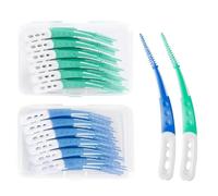 Junhonze 120 Pezzi Scovolini Dentali - Pulisci Denti - Spazzola Dentale Portatile Con Coperchio, Ideali Per Pulire Le Zone Difficili Da Raggiungere Dei Denti,E Sono Comodi Da Portare Con Sé