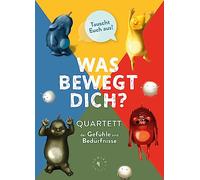 JUNIEK VERLAG Che Cosa Ti muove? Quartetto di Sentimenti e bisogni | Carte di Emozioni e Carte dei bisogni per Bambini | Un Gioco di Carte per elaborare i Sentimenti con i Bambini giocosi