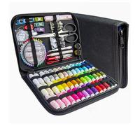 JUNING Set da Cucito Accessori，Portatile Kit da Cucito per Principianti o per Viaggi (XL-42 threads-Black)