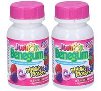 Junior Benegum Immuno+Ricarica Gelèe Set da 2 g Caramelle