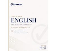 Junior High English: Semester 1 Student Workbook 1A: Language Arts Curriculum for Grades 6-8 | Grammar, Writing, Literary Analysis & Communication Skills