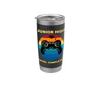 Junior High School Livello Completa Laurea Gamer Game Midd Bicchiere termico in acciaio inox doppia parete