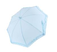 Junior Joy Ombrellone parasole per carrozzina, regolabile, con clip staccabile, molto facile da montare per la maggior parte dei passeggini, protezione UV per passeggiate all'aperto, colore: blu