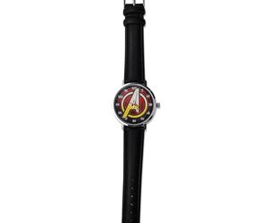 Junior Marvel Orologio Da Polso Analogico Marvel Avengers Cinturino Pelle NUOVO