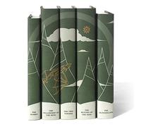 Juniper Books Il Signore degli Anelli | Set di libri con copertina rigida in 5 volumi, merce con sovraccoperte personalizzate, cofanetto | Collezione J.R.R. Tolkien | Lo Hobbit, La trilogia del