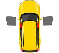 junjfawi Tendine Parasole Auto per Mitsubishi Colt 2007-2012, Antipolvere Magnetica Parabrezza Tendine Visiera UV Privacy Protezione,A 2-Front