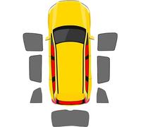 junjfawi Tendine Parasole Auto per Opel Zafira 1999-2003, Antipolvere Magnetica Parabrezza Tendine Visiera UV Privacy Protezione,E 6-Side + Rear