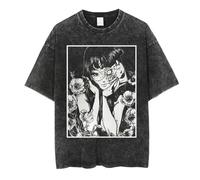 Junji Ito Collection T-Shirt Anime Tomie Manica Corta Unisex Stampato Casual Top Street Trend Retro T-Shirt Anime Fan Clothing...
