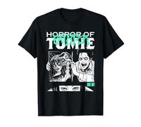 Junji Ito Horror of Tomie High Contrast Panels Horror Manga Maglietta