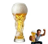 Junjie Coppa da birra, bicchieri da birra, boccale da birra per eventi di calcio, bicchiere da birra Victory Trophy, regalo per feste e amanti del calcio, 750 ml, 1 pezzo