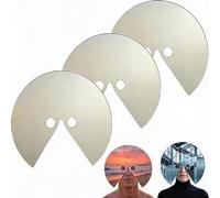Junjie Maschera a specchio, innovativa maschera a specchio anti-selfie per la testa, mostra la prospettiva di chi lo indossa, riflette la luce e il movimento, accessorio creativo per fotografia e