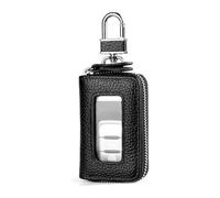 JUNJIKAIDAN Portachiavi in Pelle per Jeep Renegade/Wagoneer, Auto Custodia Chiavi Borsa Chiave Astuccio Impermeabile Protezione Portafoglio Accessori,with Window-A