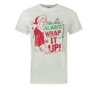 Junk Food Always Wrap It Up Maglietta Babbo Natale Uomo (NS5523)