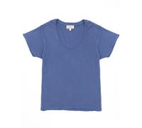 Junk Food Clothing Maglietta a maniche corte blu da donna